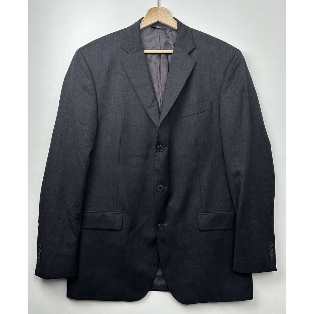 Brooks Brothers 1818 Madison Fit Men's Size‎ 44 Gray Sport Coat 3-Button Blazer